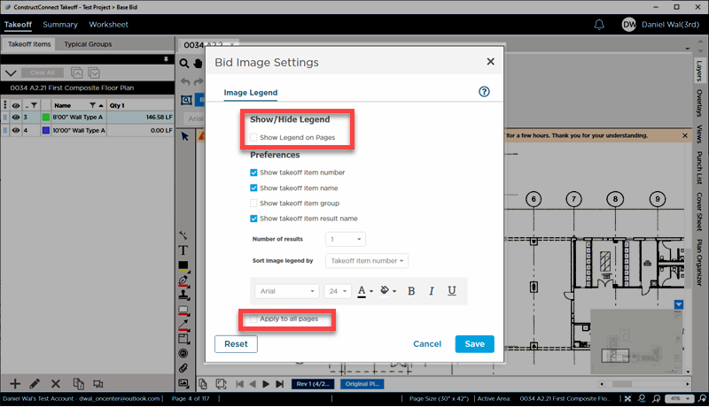 Bid Settings - Image Legend